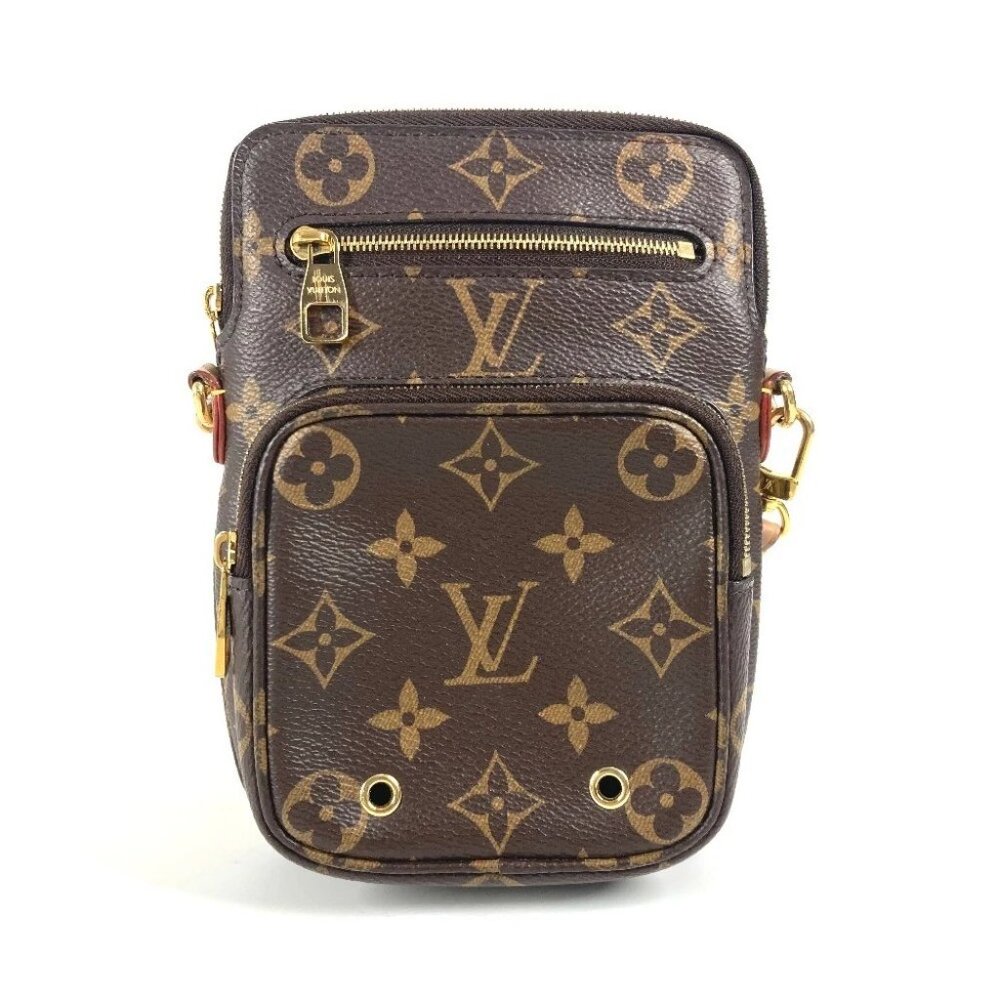LOUIS VUITTON M80746 Monogram Utility Pochette Chain Pouch Small Shoulder Bag